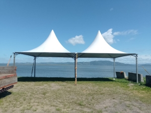 TENDA CHAPÉU DE BRUXA 5X5MTS BRANCA